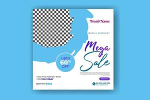 Songkran social media post sales banner template design free download vector