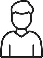 Candidate Line Icon vector