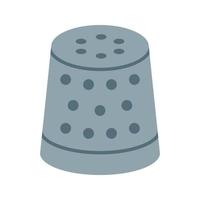 Thimble Flat Color Icon vector