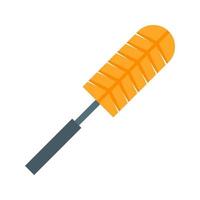 Cobweb Duster Flat Color Icon vector