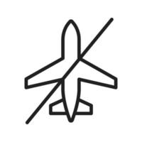 Airplanemode Inactive Flat Color Icon vector