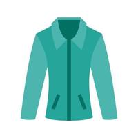 Jacket Flat Color Icon vector