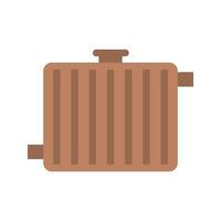 Radiator Flat Color Icon vector