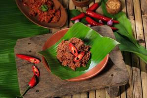rendang padang indonesia comida foto