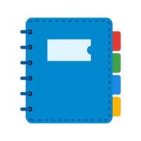 Diary Flat Color Icon vector