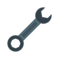 Wrench Flat Color Icon vector