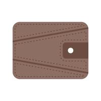 Wallet Flat Color Icon vector