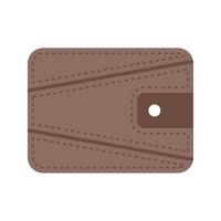 Wallet Flat Color Icon vector