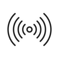 Wifi Tethering Flat Color Icon vector
