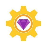Code Optimization Flat Color Icon vector