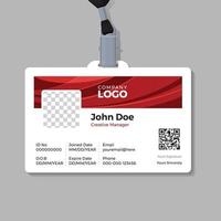 company id card vector