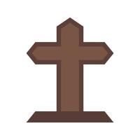 Grave II Flat Color Icon vector