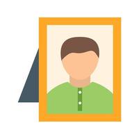 Picture Flat Color Icon vector