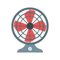 Electric Fan Flat Color Icon vector