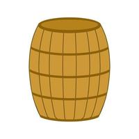 Barrel Flat Color Icon vector