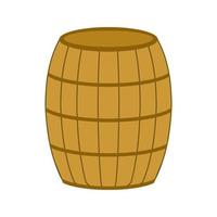 Barrel Flat Color Icon vector