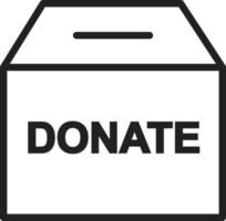 Donate Flat Color Icon vector