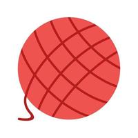 Wool Ball Flat Color Icon vector