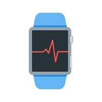 Heartbeat Count Flat Color Icon