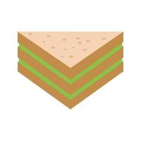 Sandwich Flat Color Icon vector