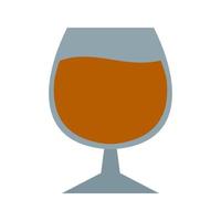 Sherry Flat Color Icon vector