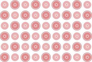 Abstract pink flower seamless pattern vector