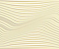 Golden wave line background vector