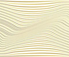 Golden wave line background vector