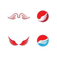 Wing  logo icon vector illustration