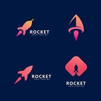 Rocket Logo icon Vector design Template