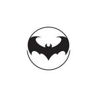 Ilustración de vector de plantilla de logotipo de murciélago