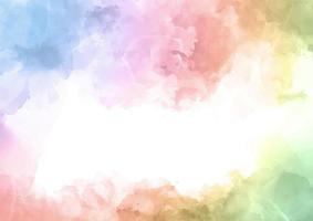 fondo de acuarela de color arcoiris pastel