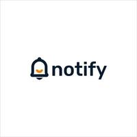 Modern Notify Logo design vector