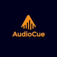 diseño de logotipo de audio moderno vector