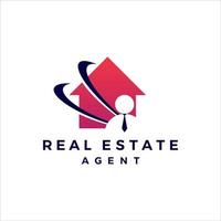 Real Estate Agent Logo design vector