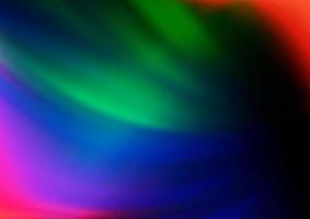 Dark Multicolor, Rainbow vector blurred and colored template.