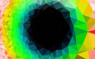 Light Multicolor, Rainbow vector polygon abstract background.