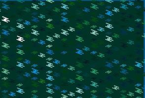 Light Blue, Green vector template with repeated sticks.
