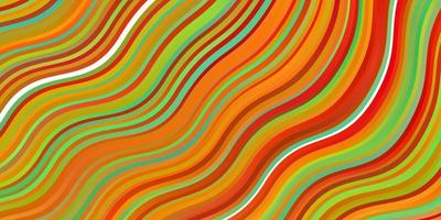 Light Multicolor vector backdrop with bent lines.