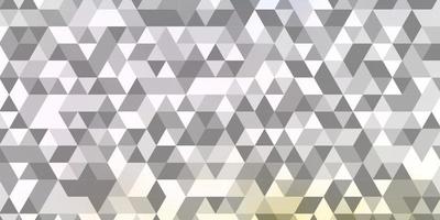 Light Multicolor vector template with crystals, triangles.