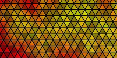 Light Orange vector background with polygonal style.