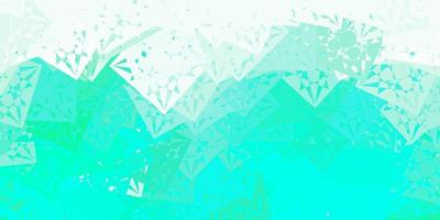 Light Green vector background with polygonal forms.