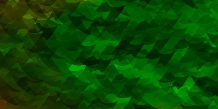 Dark Multicolor vector background with triangles.