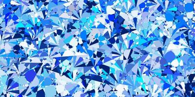 Light BLUE vector texture with random triangles.