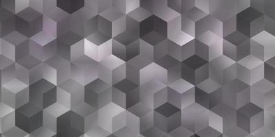 Light Purple vector pattern with colorful hexagons.