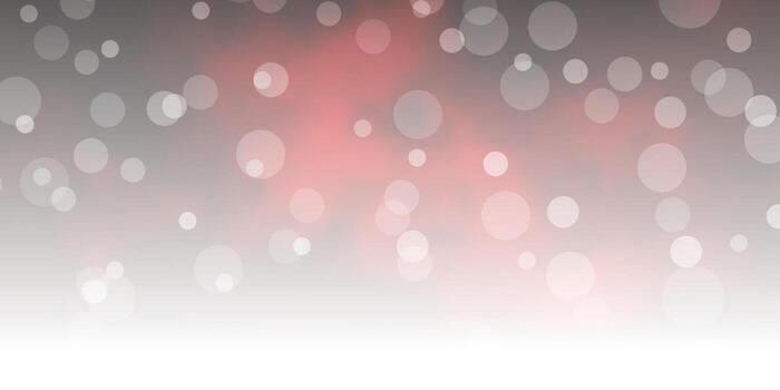 Dark Red vector background with circles.