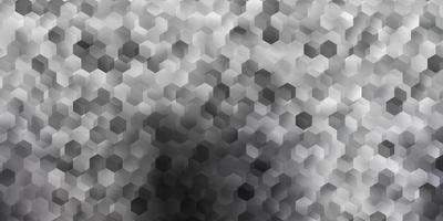 Light gray vector backdrop with a batch of hexagons.