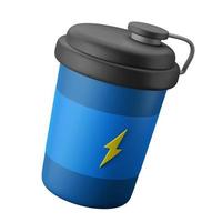 protein shake bottle nutrition supplement drink 3d icon illustration gym fitness theme photo