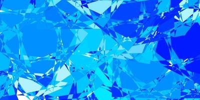 Light BLUE vector backdrop with triangles, lines.