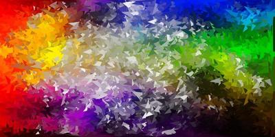 Light multicolor vector poly triangle texture.